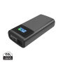 Quantum RCS ultra-fast PD45W 10.000mAh powerbank met scherm, grijs, zwart