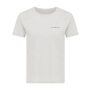 Iqoniq Yala dames lichtgewicht gerecycled katoen t-shirt, light heather grey (L)