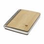 Notebook made from Stonewaste-Bamboo A6 notitieboek - bruin