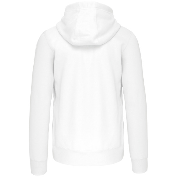 Hooded Sweater Met Rits White XS