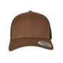 RETRO TRUCKER CAP, COYOTE BROWN / BLACK, One size, FLEXFIT