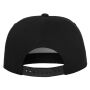 5-PANEL COTTON SNAPBACK CAP, BLACK/BLACK, One size, FLEXFIT