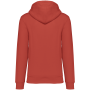 Ecologische uniseks sweater met capuchon Paprika M