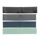 4-delige elastische fitnessbanden in etui, zwart