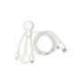 Xoopar Mr. Bio Long Multi Kabel voor Apple/Samsung Watch 1 Meter  - Wit