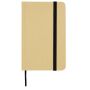 Reed A6 recycled hard cover notebook with plain pages - Solid black