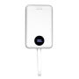 Magnetische 15W draadloze powerbank REEVES-WATTRON PLUS X - wit Magnetische 15W draadloze powerbank REEVES-WATTRON PLUS X - wit