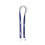 Polyester Pantone-gematchte zeefdruk keycord met 2 clips