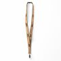 Zeefdruk lanyard van kurk en polyester