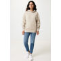 IQONIQ Yoho gerecycled katoen relaxed hoodie, desert (L)