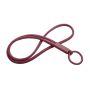 Tubyard lanyard met gerecycleerde plastic buis - Bordeaux rood