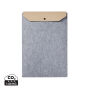 VINGA Albon GRS recycled felt 17" laptop sleeve, grey