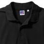 RUS Men Ultimate Cotton Polo, Black, 4XL