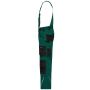 Workwear Pants with Bib - STRONG - GRS dark green/black 94