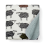 VINGA Sheep GRS rPET fleecedeken, wit