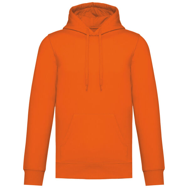 Gerecycleerde sweater met capuchon uniseks Orange XS