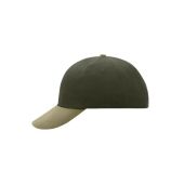 6 Panel Raver Cap olive/beige