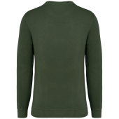 Ecologische uniseks sweater met ronde hals French Terry Washed Organic Khaki 4XL