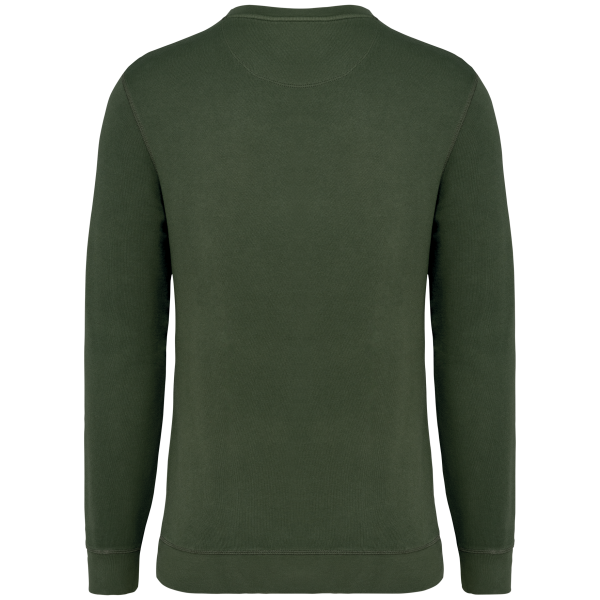 Ecologische uniseks sweater met ronde hals French Terry Washed Organic Khaki 4XL Ecologische uniseks sweater met ronde hals French Terry Washed Organic Khaki 4XL