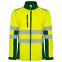 Antares Hi-Viz Softshell Jacket garden green/fluor yellow S