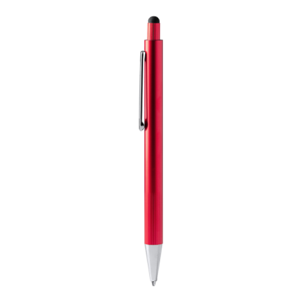GARET balpen met metallic finish - rood GARET balpen met metallic finish - rood