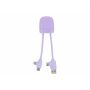 Xoopar ICE-B Multi Oplaadkabel - Lila