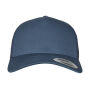 S-Panel Retro Trucker Cap - Navy - One Size