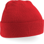 Muts Original met omslag Bright Red One Size