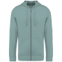 Heren sweatvest met capuchon en rits Jade Green S