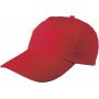 Katoenen twill pet Lisa rood