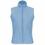Bodywarmer van microfleece dames sky blue M