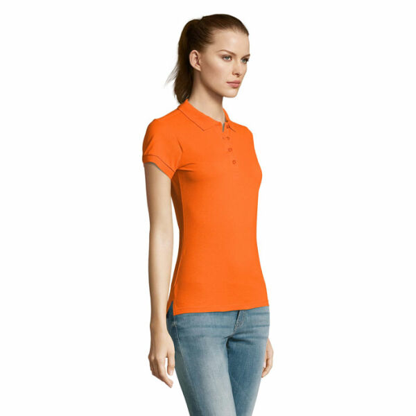 PASSION - PASSION WOMEN'S POLO 170 - L - Orange PASSION - PASSION WOMEN'S POLO 170 - L - Orange