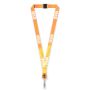 Polyester sublimatie badge‑reel keycord