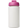 Baseline® Plus 500 ml sportfles met flipcapdeksel - Wit/Roze Baseline® Plus 500 ml sportfles met flipcapdeksel - Wit/Roze