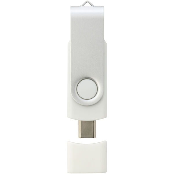 OTG draaiende USB type-C - Wit - 2GB