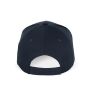 Contrasterende sandwichpet 6 panelen Oeko-Tex Navy/Fluorescent Yellow one size