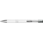 Aluminium balpen Yvette wit