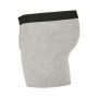 MEN BOXER SHORTS 2-PACK, HEATHER GREY, XL, BUILD YOUR BRAND