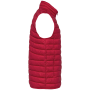 Ecologische lichte bodywarmer voor heren Hibiscus Red 4XL