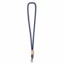 Polyester koord-keycord met bamboe plaatje