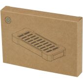 Altair robuuste powerbank op zonne-energie van 5000 mAh 10 W met ingebouwde zaklamp van gerecycled plastic - Zwart Altair robuuste powerbank op zonne-energie van 5000 mAh 10 W met ingebouwde zaklamp van gerecycled plastic - Zwart