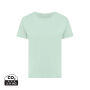 IQONIQ Yala dames lichtgewicht gerecycled katoen t-shirt, crushed mint (L)