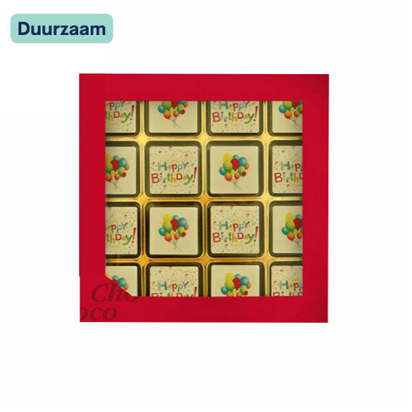 Giftbox 16 Happy Birthday Pralines