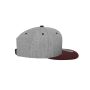 CLASSIC SNAPBACK 2-TONE, HEATHER GREY/MAROON, One size, FLEXFIT