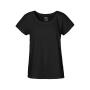 LADIES LOOSE FIT T-SHIRT, BLACK, XS, NEUTRAL