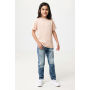 IQONIQ Koli kids lichtgewicht gerecycled katoen t-shirt, peach nectar (1112)