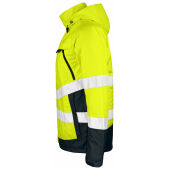 1383 Hi-vis lined jacket geel/zwart xxl