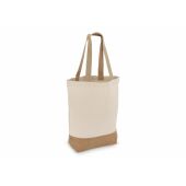 Katoen-Jute Tote OEKO-TEX® 41 x 13 x 41cm 320g/m² - Ecru