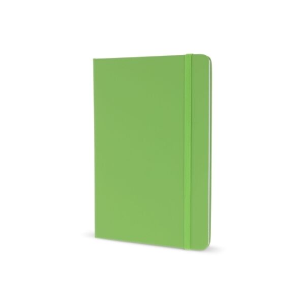 A5-notitieboek van PU met FSC-pagina's - Licht Groen