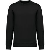 Ecologische uniseks sweater met ronde hals en afhangende mouwen in geborsteld fleece